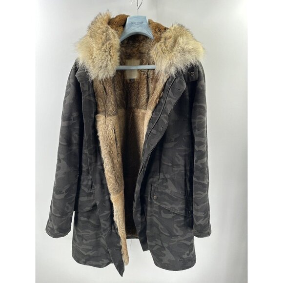 Yves Salomon Army Paris 90cm Camo Parka Size 50EU/40R/XL $3,300 - Picture 1 of 16